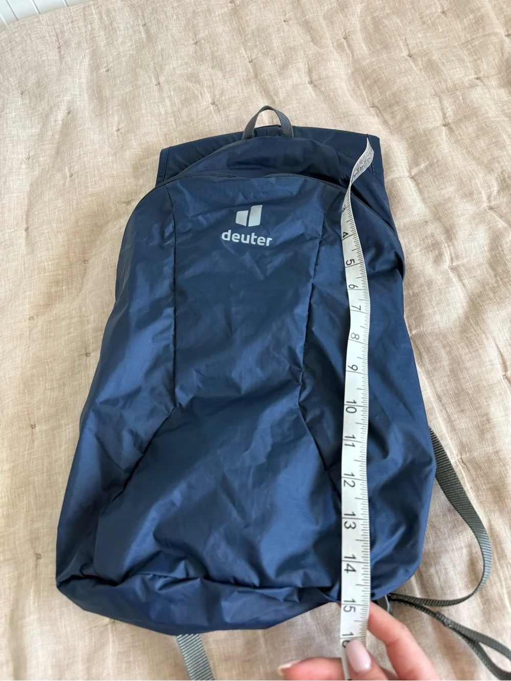 Deuter Blue Lightweight Packable Daypack Hiking Travel Backpack 18L